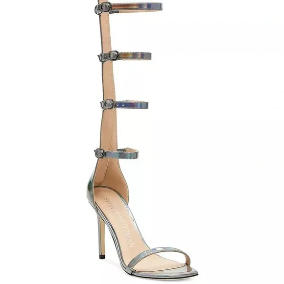 Stuart Weitzman Nudistcurve Gladiator 100 Sandal - Picture 4 of 10